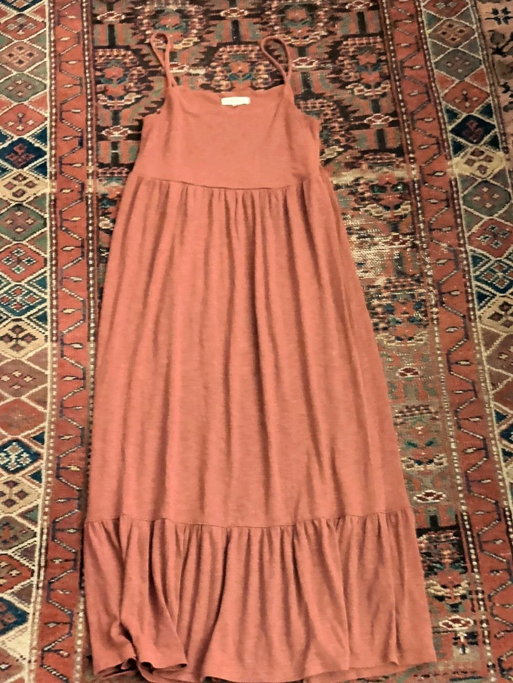 Madewell Maxi Dress in Brown Size Small Like New